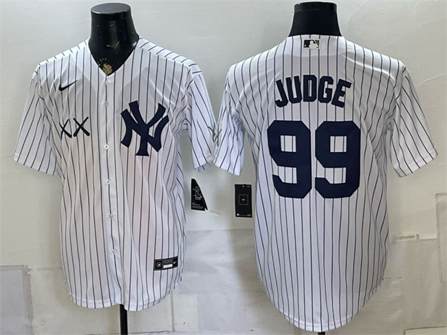 Men's New York Yankees x KAWS #99 Aaron Judge White Stadium Stitched Baseball Jersey Men's New York Yankees x KAWS #99 Aaron Judge White Stadium Stitched Baseball Jersey